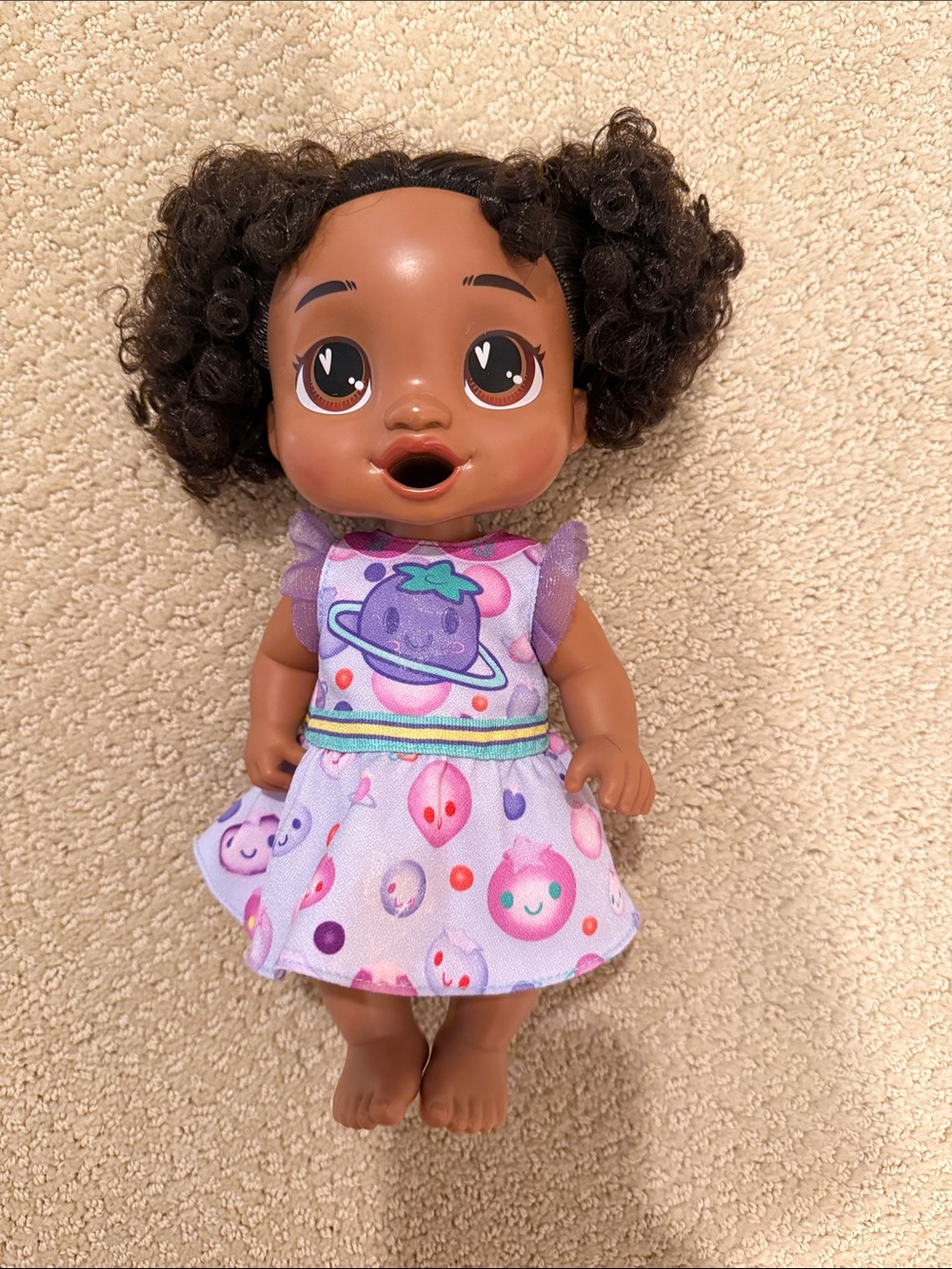 Baby Alive in Purple Space Dress